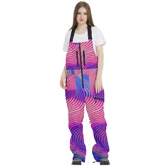 Women s Front Zip Ski And Snowboard Bib Pants 