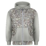 Fantasy floral random pattern Men s Zipper Hoodie