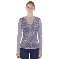 V-Neck Long Sleeve Top 