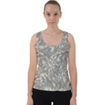 Fantasy floral random pattern Velvet Tank Top