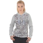 Fantasy floral random pattern Women s Overhead Hoodie