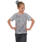 Fantasy floral random pattern Kids  Mesh Piece T-Shirt