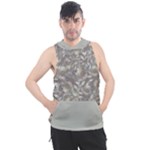 Fantasy floral random pattern Men s Sleeveless Hoodie