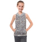 Fantasy floral random pattern Kids  Sleeveless Hoodie