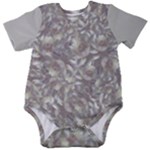 Fantasy floral random pattern Baby Short Sleeve Bodysuit