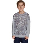 Fantasy floral random pattern Kids  Crewneck Sweatshirt