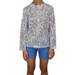 Fantasy floral random pattern Kids  Long Sleeve Swimwear