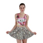 Fantasy floral random pattern Mini Skirt