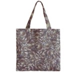 Fantasy floral random pattern Zipper Grocery Tote Bag