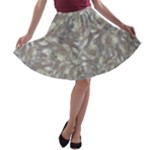 Fantasy floral random pattern A-line Skater Skirt