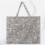 Fantasy floral random pattern Zipper Large Tote Bag