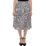 Fantasy floral random pattern Classic Midi Skirt