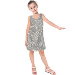 Fantasy floral random pattern Kids  Sleeveless Dress