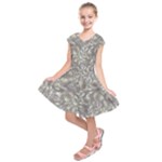 Fantasy floral random pattern Kids  Short Sleeve Dress