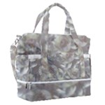 Fantasy floral random pattern Sports Shoulder Bag with Shoes Compartment