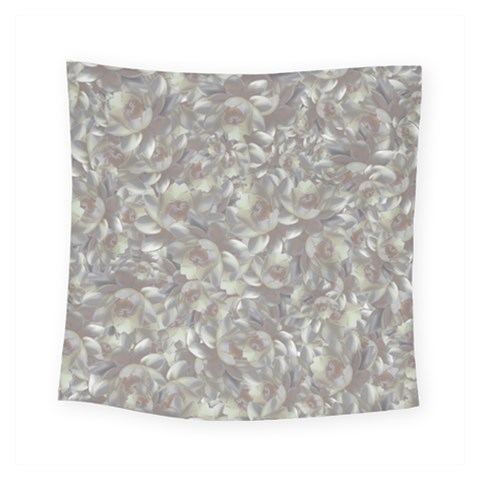 Fantasy floral random pattern Square Tapestry (Small) from ArtsNow.com