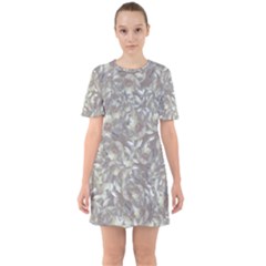 Sixties Short Sleeve Mini Dress 