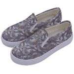 Fantasy floral random pattern Kids  Canvas Slip Ons