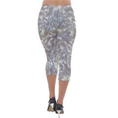 Lightweight Velour Capri Leggings  