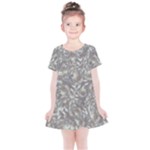 Fantasy floral random pattern Kids  Simple Cotton Dress