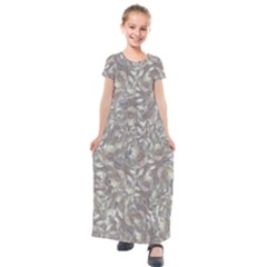 Kids  Short Sleeve Maxi Dress 