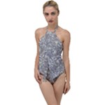 Fantasy floral random pattern Go with the Flow One Piece Swimsuit