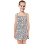 Fantasy floral random pattern Kids  Summer Sun Dress