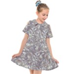 Fantasy floral random pattern Kids  Short Sleeve Shirt Dress