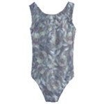 Fantasy floral random pattern Kids  Cut-Out Back One Piece Swimsuit