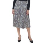 Fantasy floral random pattern Classic Velour Midi Skirt 