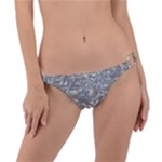 Fantasy floral random pattern Ring Detail Bikini Bottoms