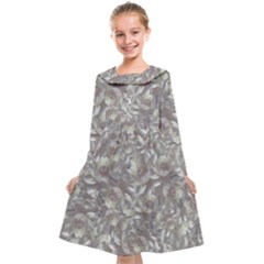 Fantasy floral random pattern Kids  Midi Sailor Dress from ArtsNow.com