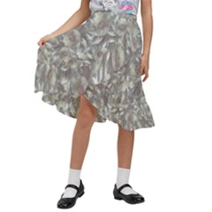 Kids  Ruffle Flared Wrap Midi Skirt 