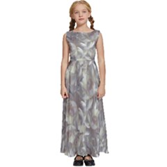 Kids  Satin Sleeveless Maxi Dress 