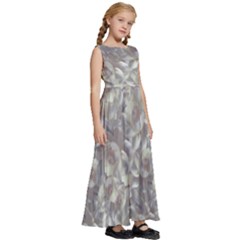 Kids  Satin Sleeveless Maxi Dress 