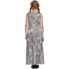 Kids  Satin Sleeveless Maxi Dress 