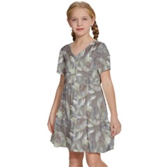 Kids  Short Sleeve Tiered Mini Dress 