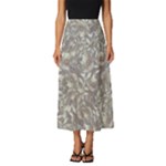 Fantasy floral random pattern Classic Midi Chiffon Skirt