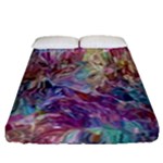 Melting patterns Fitted Sheet (Queen Size)