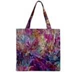 Melting patterns Zipper Grocery Tote Bag