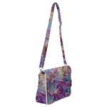 Melting patterns Shoulder Bag with Back Zipper