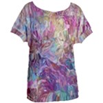 Melting patterns Women s Oversized T-Shirt