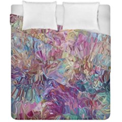 Melting patterns Duvet Cover Double Side (California King Size) from ArtsNow.com