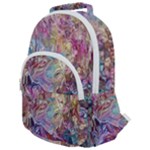 Melting patterns Rounded Multi Pocket Backpack