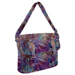 Melting patterns Buckle Messenger Bag