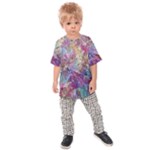 Melting patterns Kids  Raglan T-Shirt