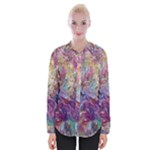 Melting patterns Womens Long Sleeve Shirt