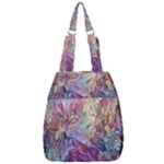 Melting patterns Center Zip Backpack