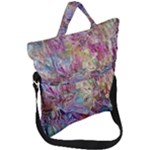 Melting patterns Fold Over Handle Tote Bag