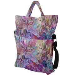 Fold Over Handle Tote Bag 